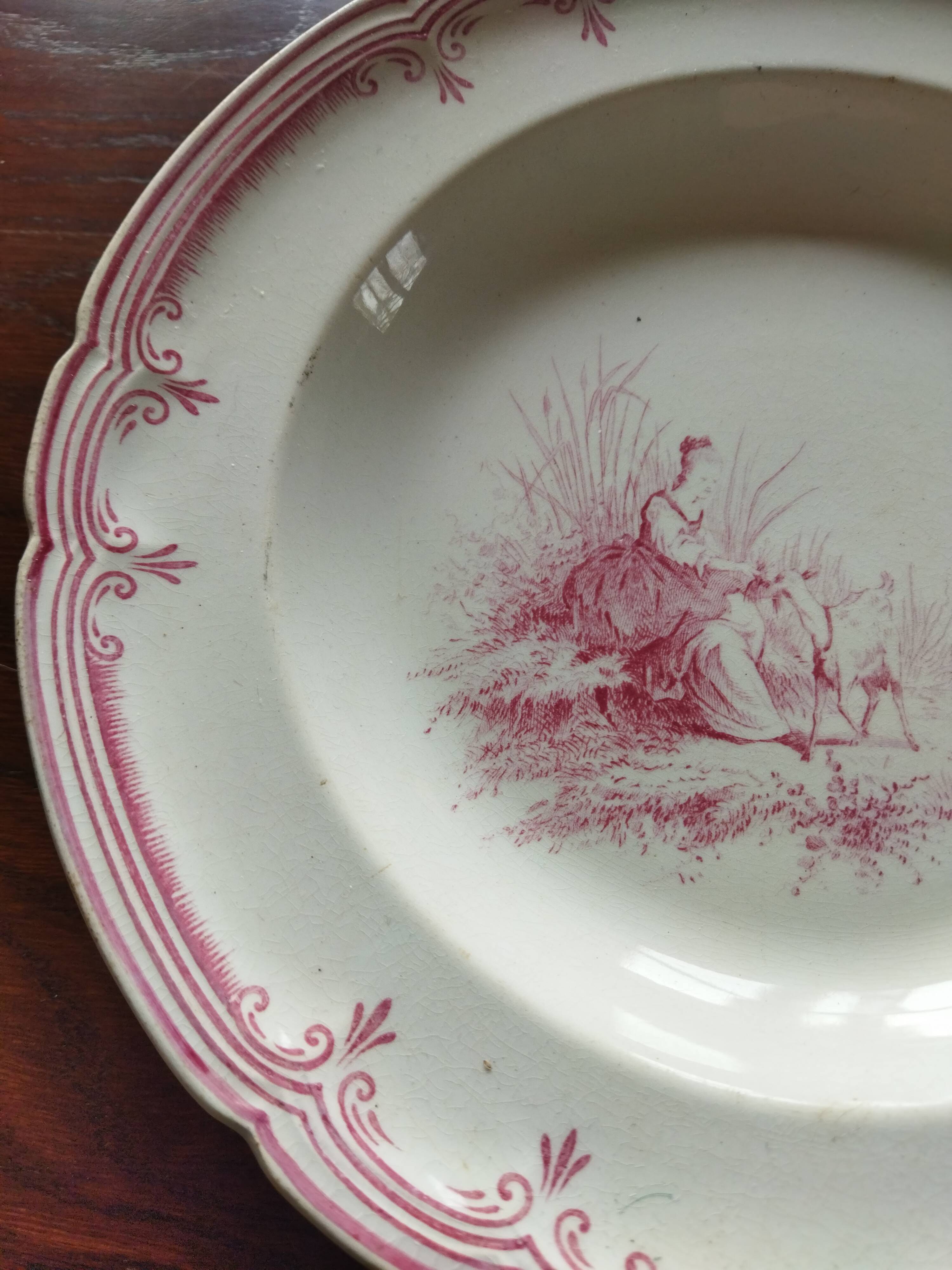 Boulenger & Cie Choisy ironstone deep plate