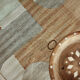 Woven carpet in jute and wool 240x170cm