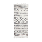 80 x 180 cm black pattern berber carpet