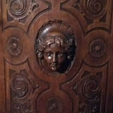 Walnut Renaisance corner buffet