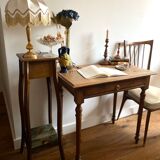 Wooden desk year 50 feet turned