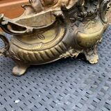 Louis XV style planter/centerpiece in bronze, late 19th century