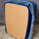 Vintage blue pouf