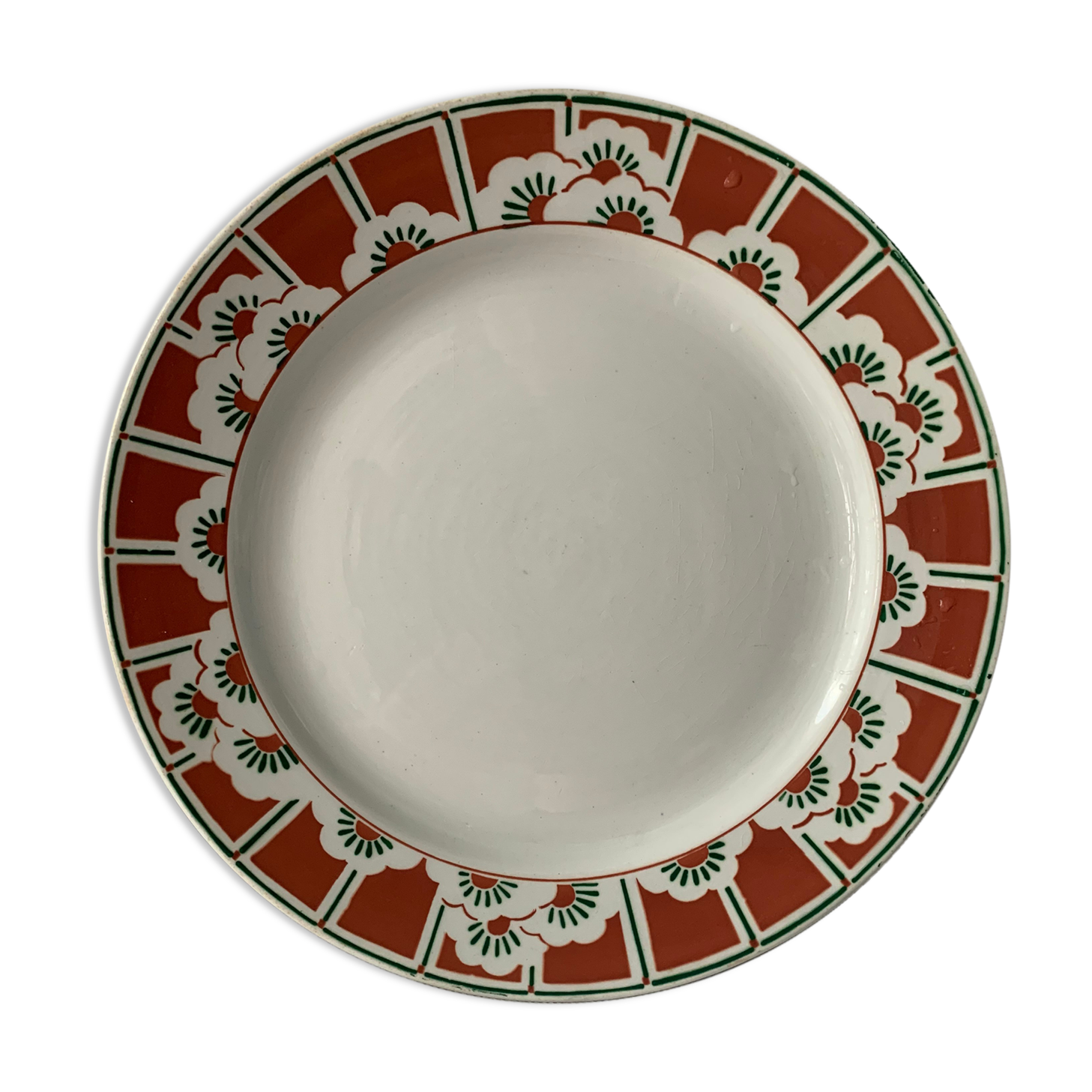 Old compotier Sarreguemines model Siena, early twentieth century