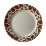 Old compotier Sarreguemines model Siena, early twentieth century