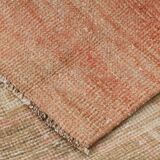3x10 Peach Red Soft Vintage Turkish Runner Rug, 86x303Cm SK 20297