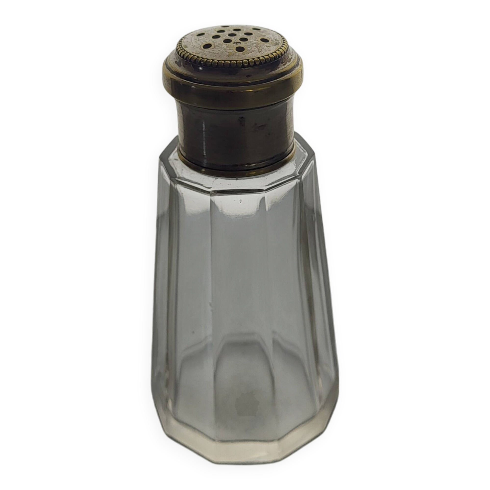 Crystal & silver metal shaker