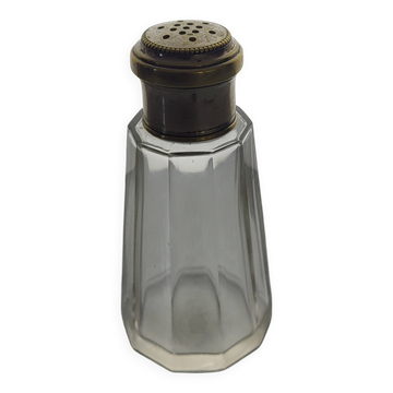 Crystal & silver metal shaker
