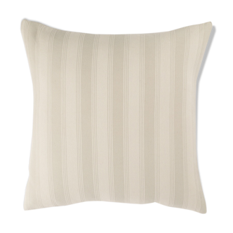 Housse de coussin en coton et lin 45 x 45 cm