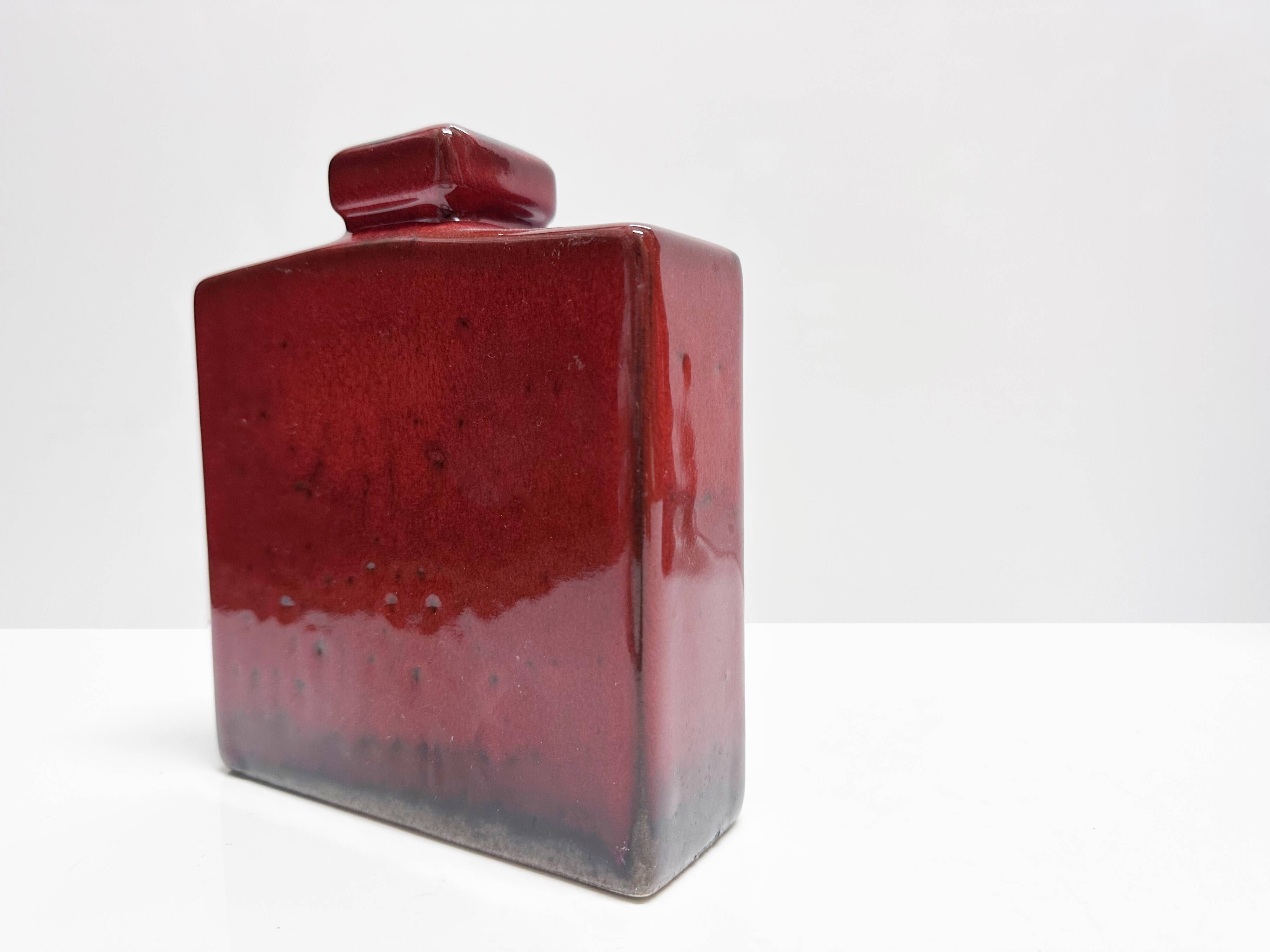 Set of four modernist ceramic vases. Germany, 1960s and 1970s.