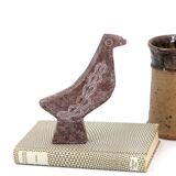 Moroccan stone bird paperweight, 1970s