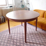 Samcom Scandinavian table in vintage teak design Denmark
