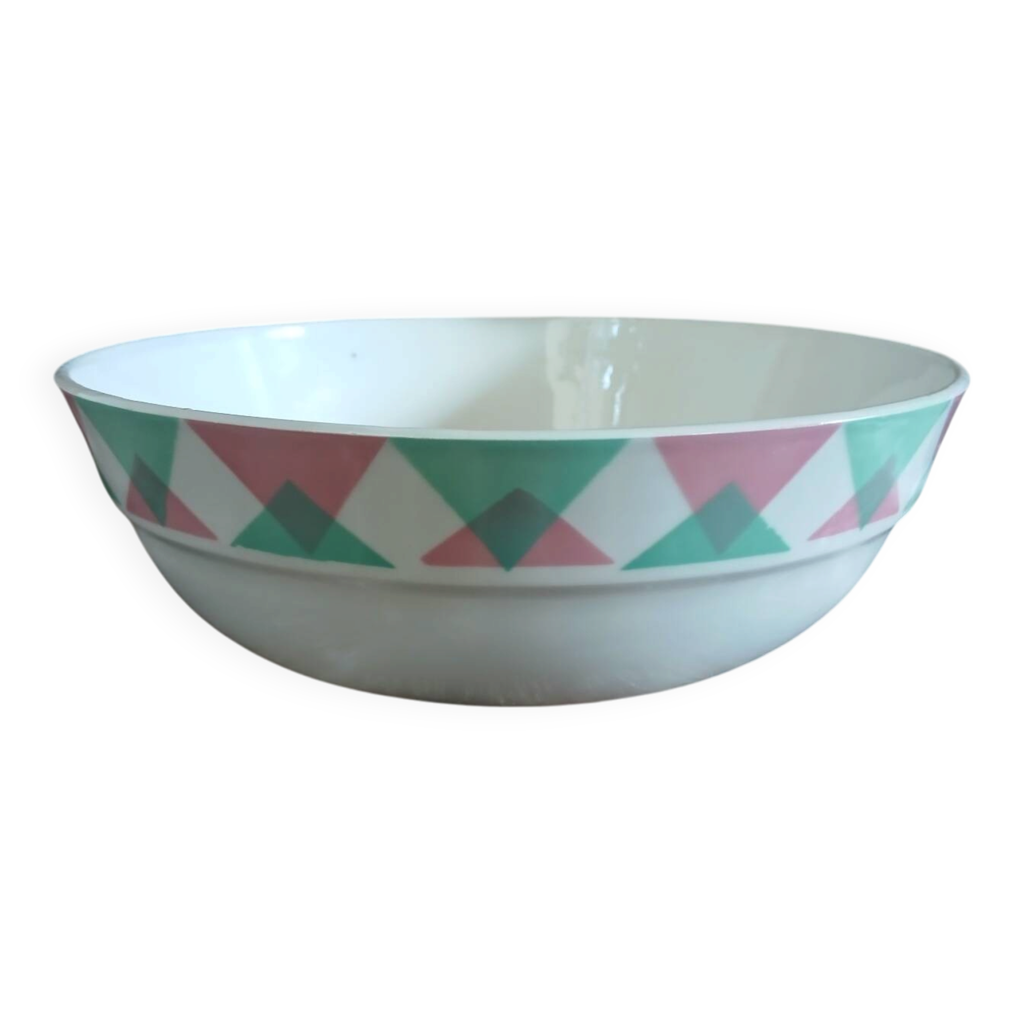 Antique salad bowl from Digoin and Sarreguemines