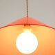 Mid-Century Orange Pendant Lamp from Guzzini, 1960s