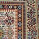 oriental vintage Keshan carpet Adoros, Persian carpet 86 x 180 cm