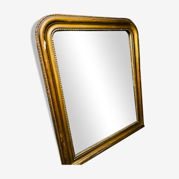 Miroir ancien doré 69x54cm