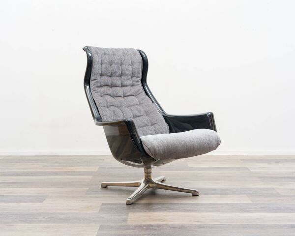 Fauteuil des années 70, fauteuil relax. Design : Alf Svenson et Yngvar Sand