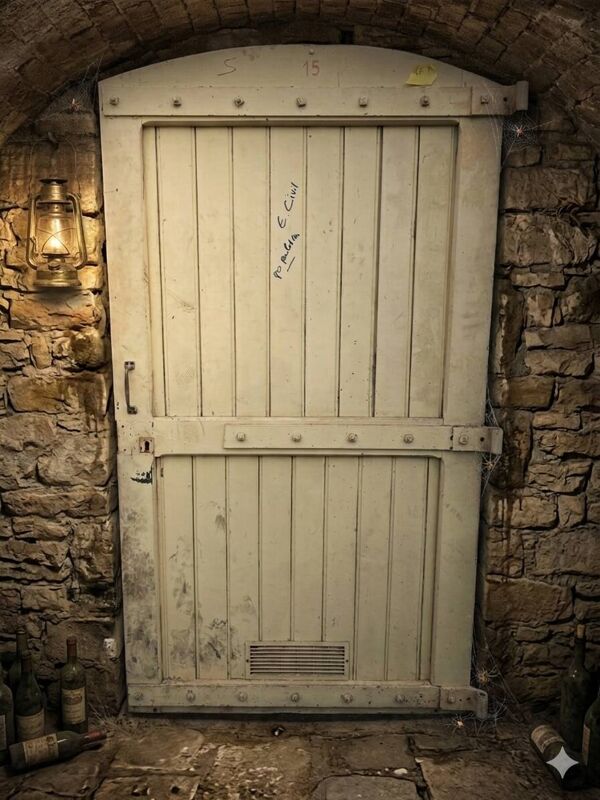 Porte de grange en chêne massif du XIXè