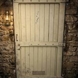 19th-century solid oak barn door
