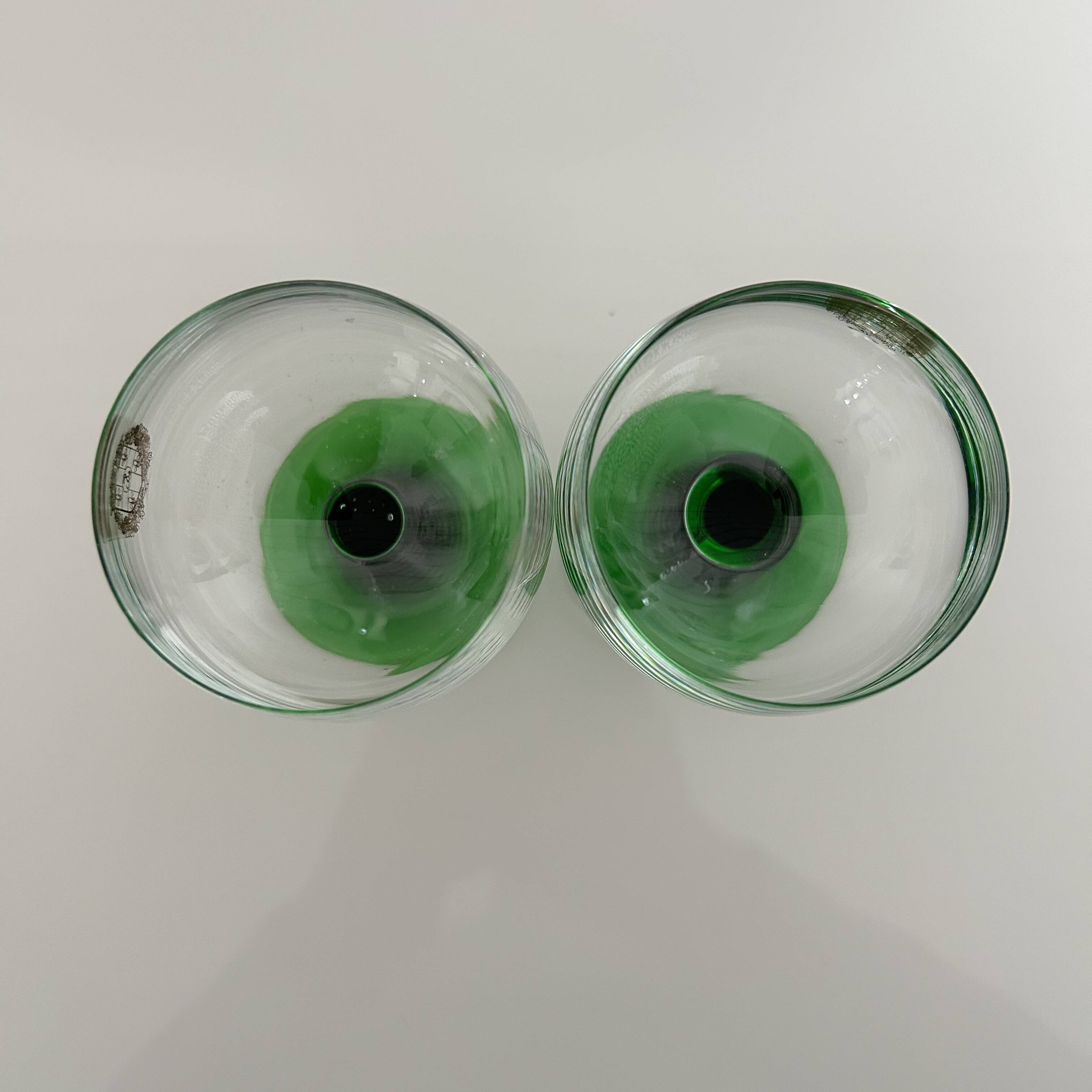 Pair of Alsace wine glasses