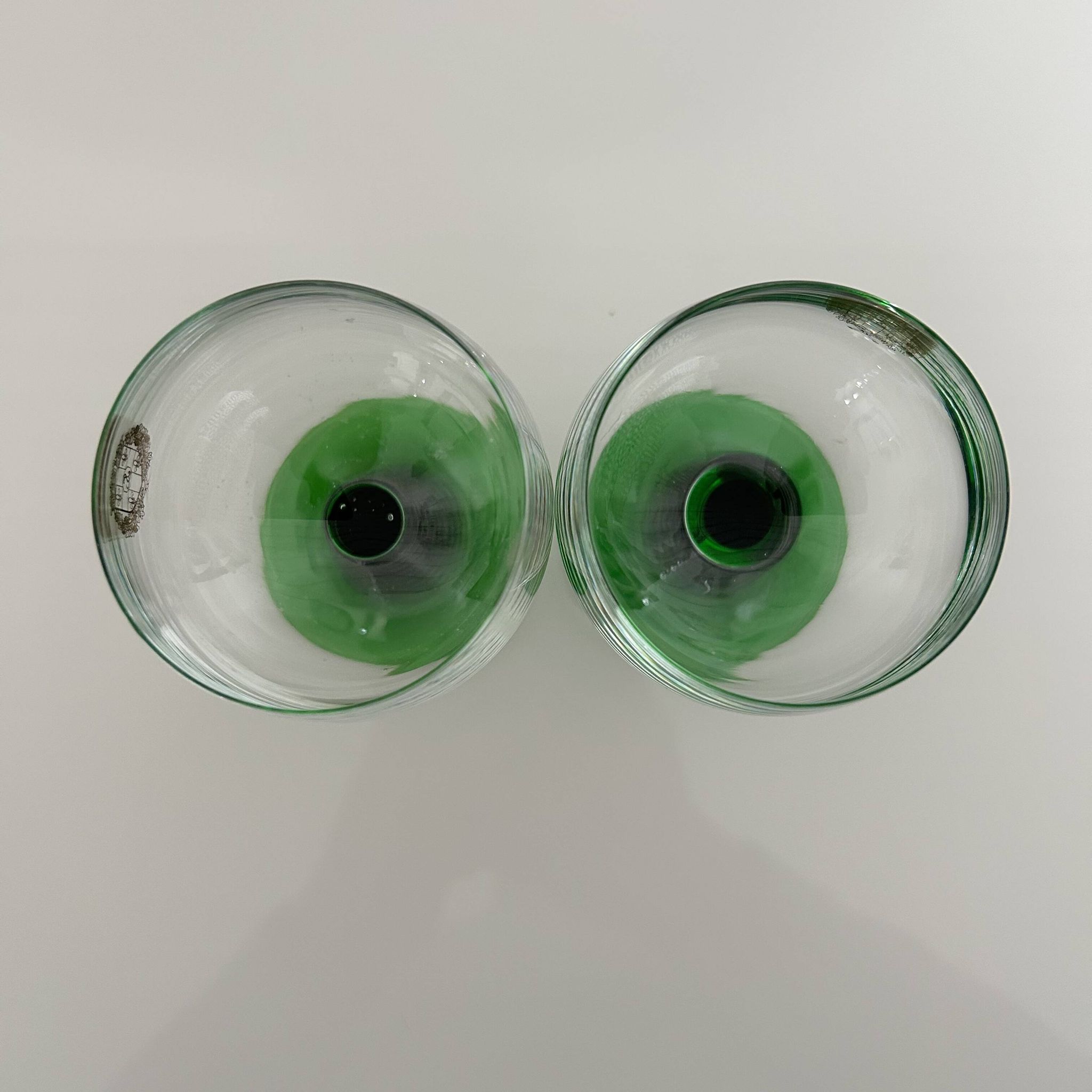 Pair of Alsace wine glasses