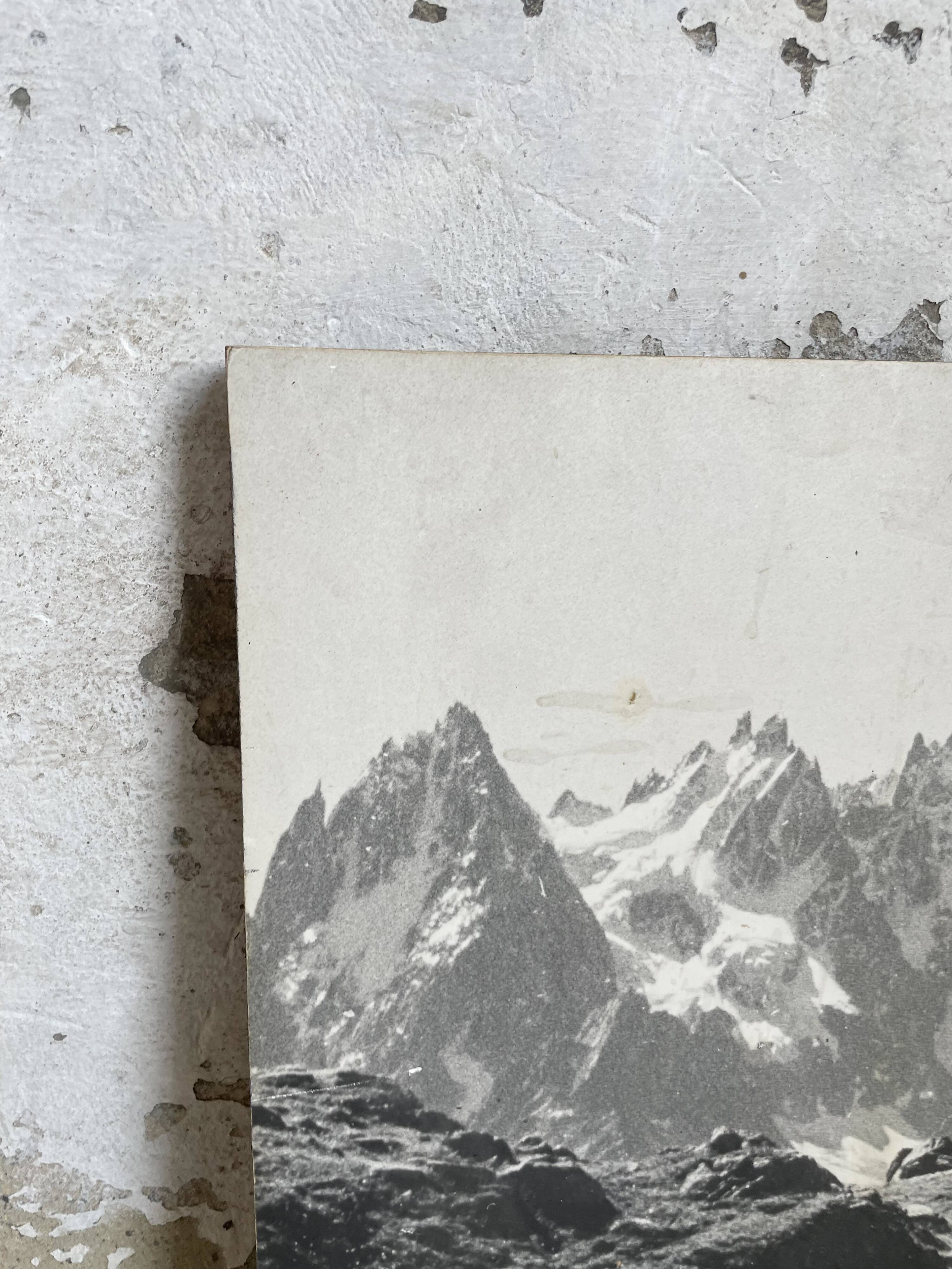 Photo on mountain wood 60s