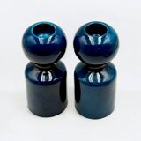 Liisi Beckmann for Gabbianelli 1970s Ceramic Candleholders