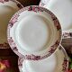 Set of 6 antique deep plates - Saint Amand Céranord