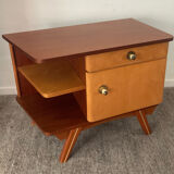 Vintage teak bedside table from the years 50-69