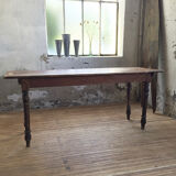 Antique farm table