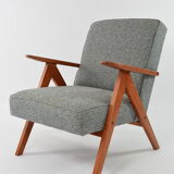 Armchair kompas blue gray mottled