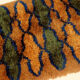 1970s vintage rug carpet psychedelic pop design