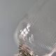 Set of 8 old glasses in Portieux crystal