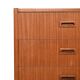 Scandinavian chest of drawers from the 1960s in mahogany