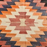 10X13 Soft Colors Rare Large Area Vintage Wool Kilim Rug, 300x389 Cm