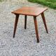 Vintage oak coffee table from the 50s feet compass