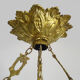 Art Deco washbasin suspension Loti Nancy, Delatte, glass paste, floral decoration