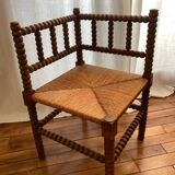 Pearl wood corner chair