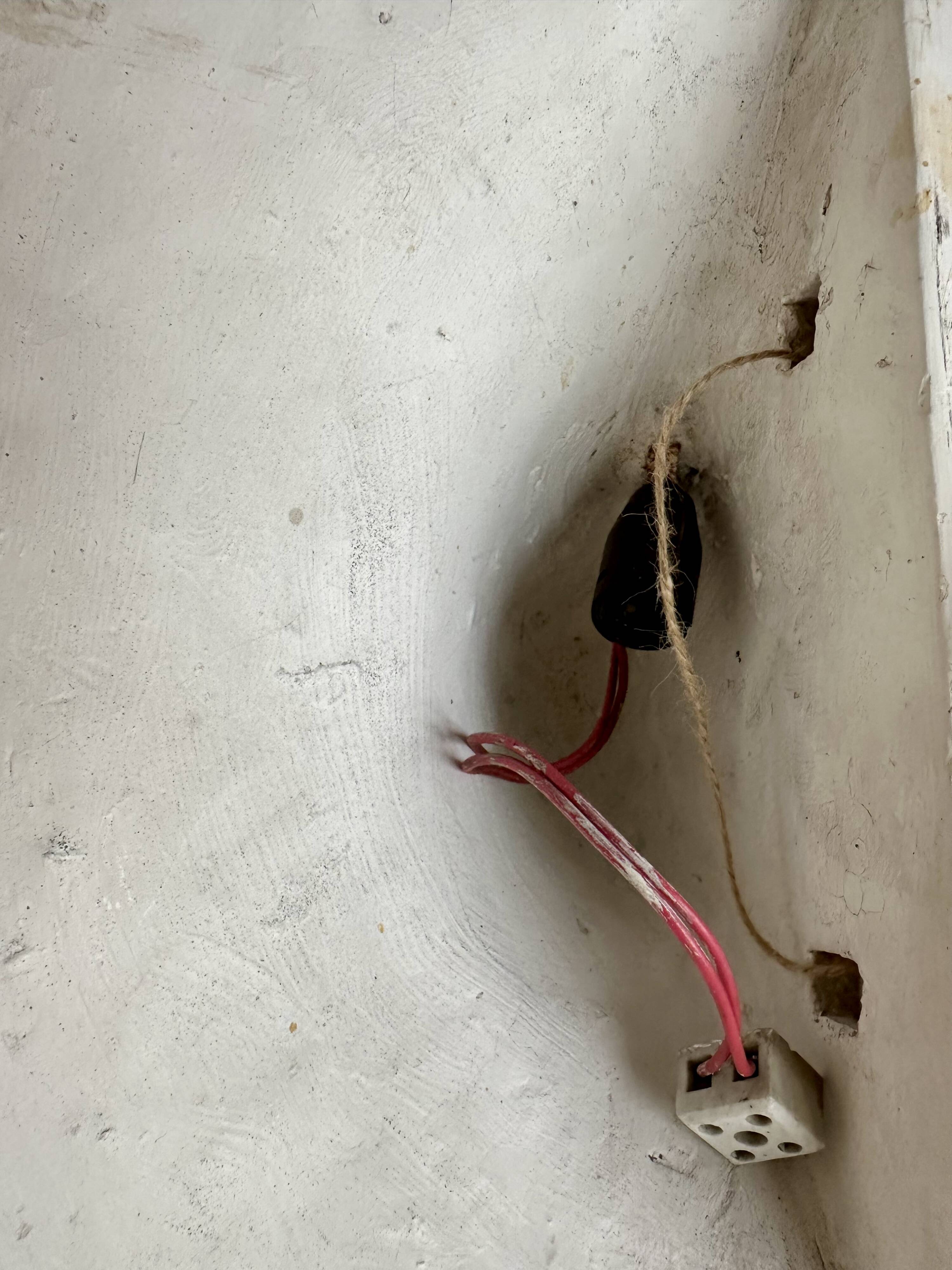 Pair of plaster wall sconces, palmette decoration, 20th century