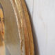 Oil portrait on canvas carved wooden frame
