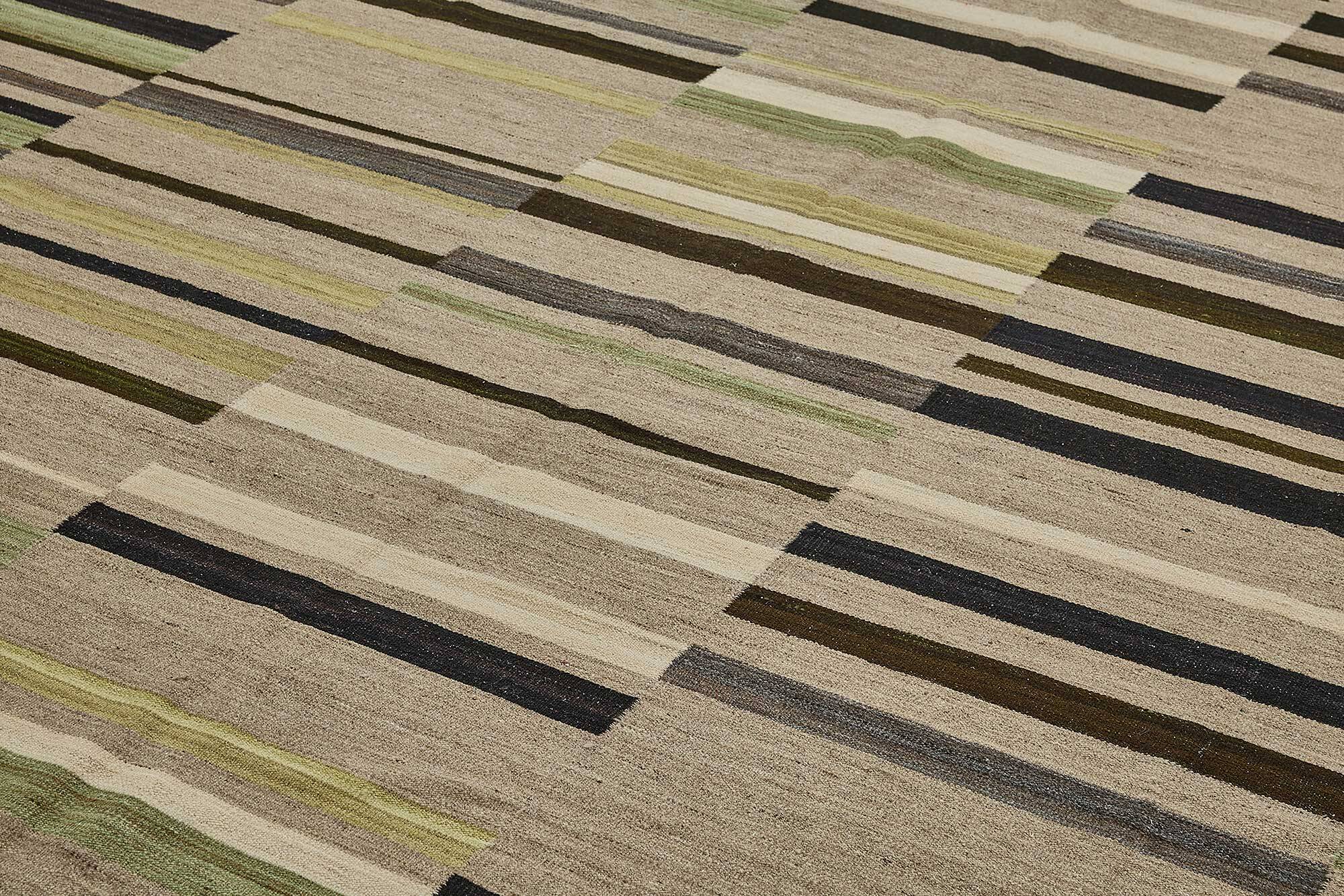 Contemporary Tribal Decorative Kilim 308 cm x 416 cm