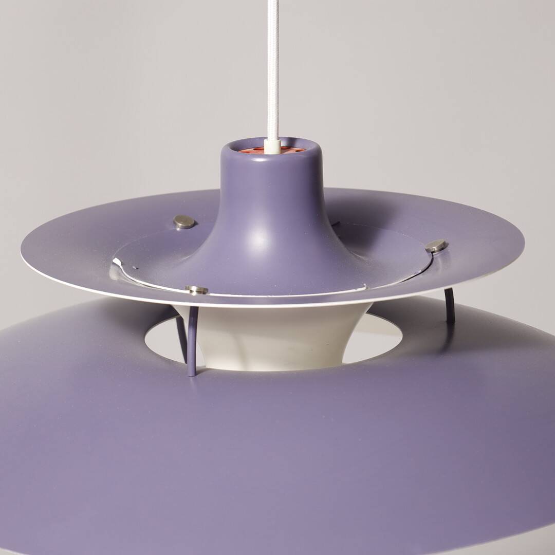 Purple PH5 pendant light POUL HENNINGSEN Aluminum DK