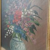 Still life with bouquet of flowers