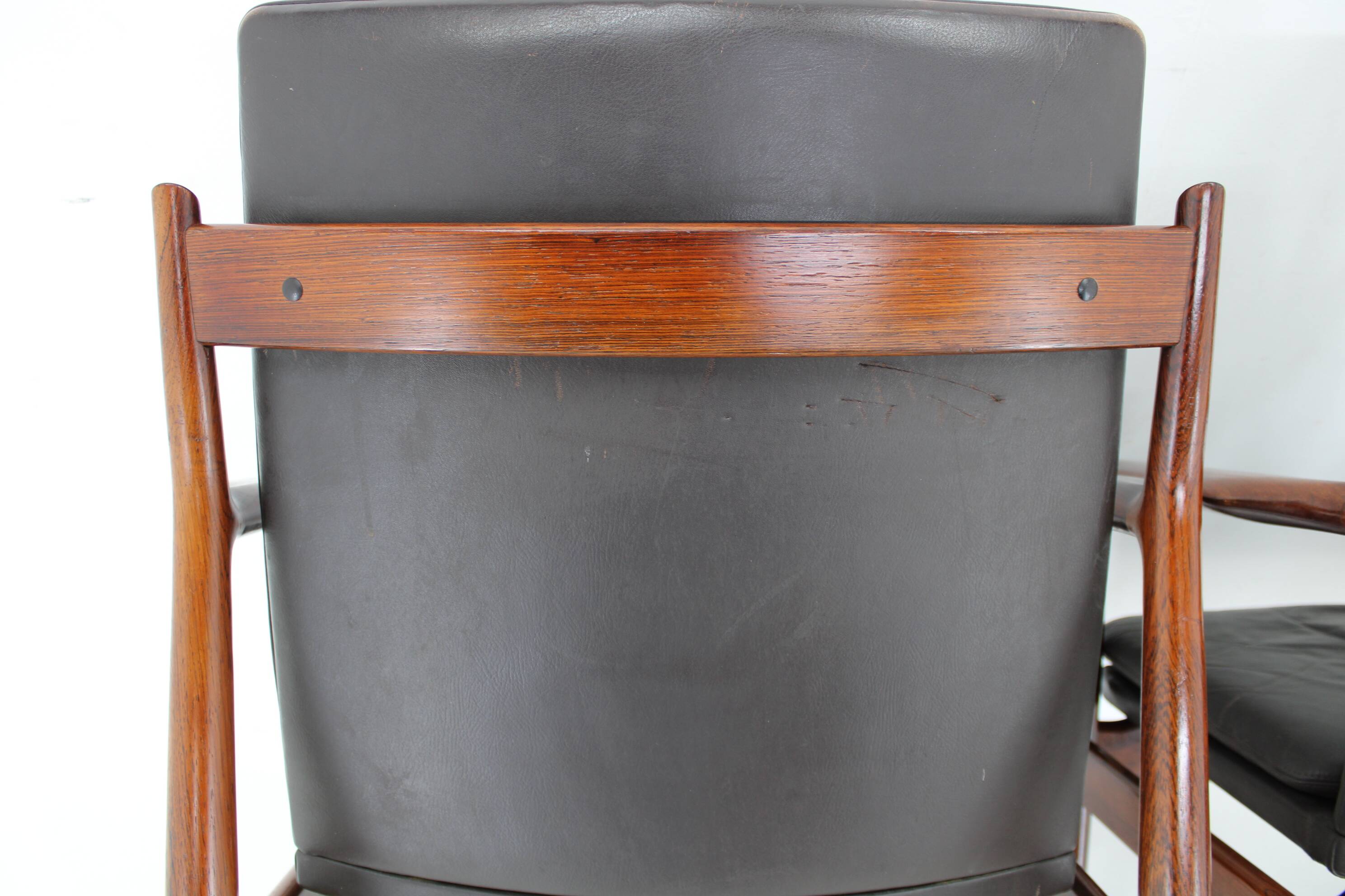 1960s Pair of Arne Vodder 431 Armchairs by Sibast Mobler, Denmark