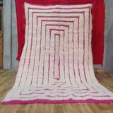 Tapis bérbere écru à motifs géométriques 250cmx150cm