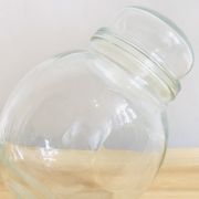Vintage glass bonbonnière, Belgium 1970