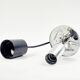 Mid-Century Air-Bubbled Glass 'Globe' Ceiling Light from Limburg, Germany, 1970s