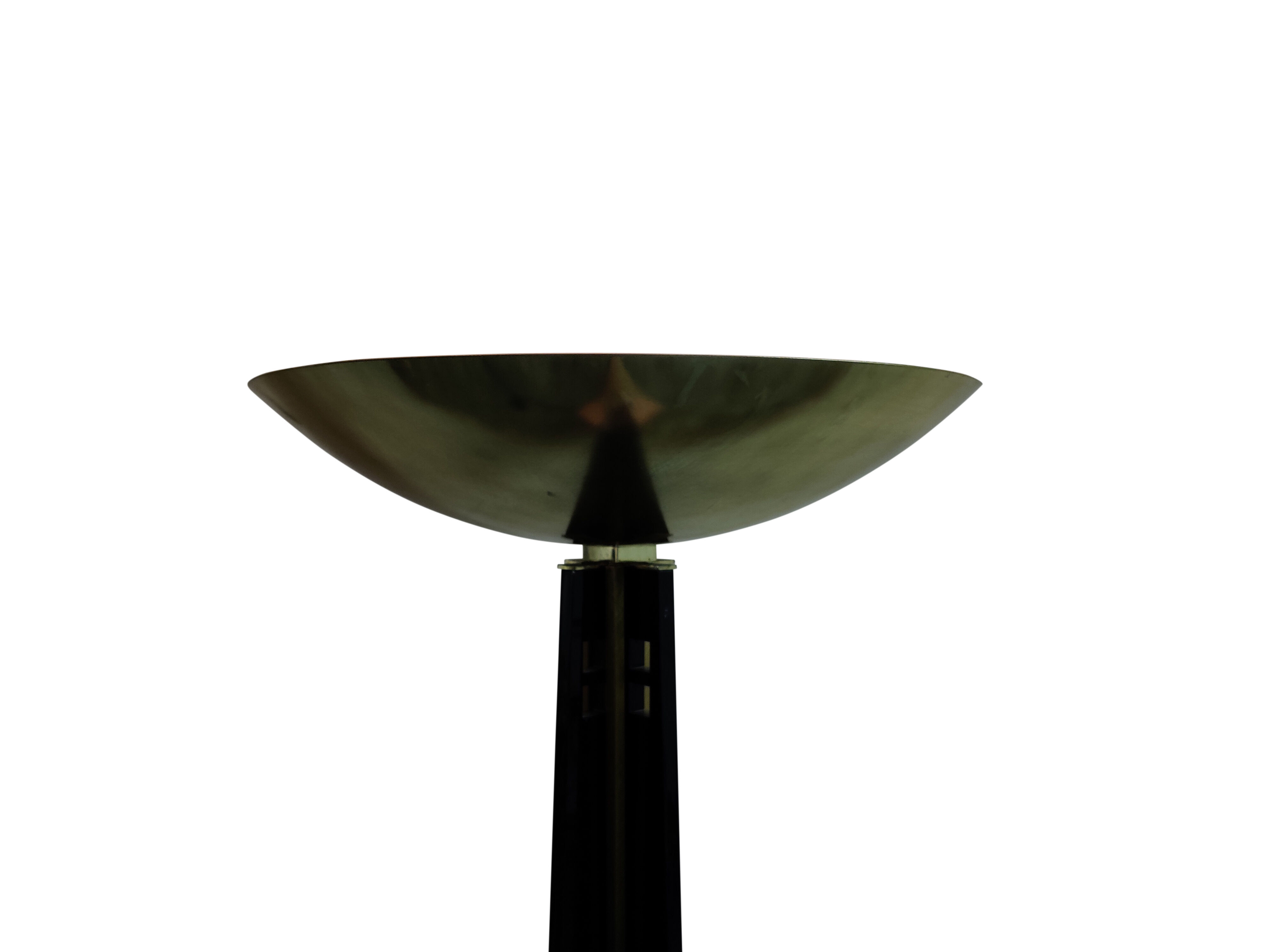 Lampadaire en laiton années 80