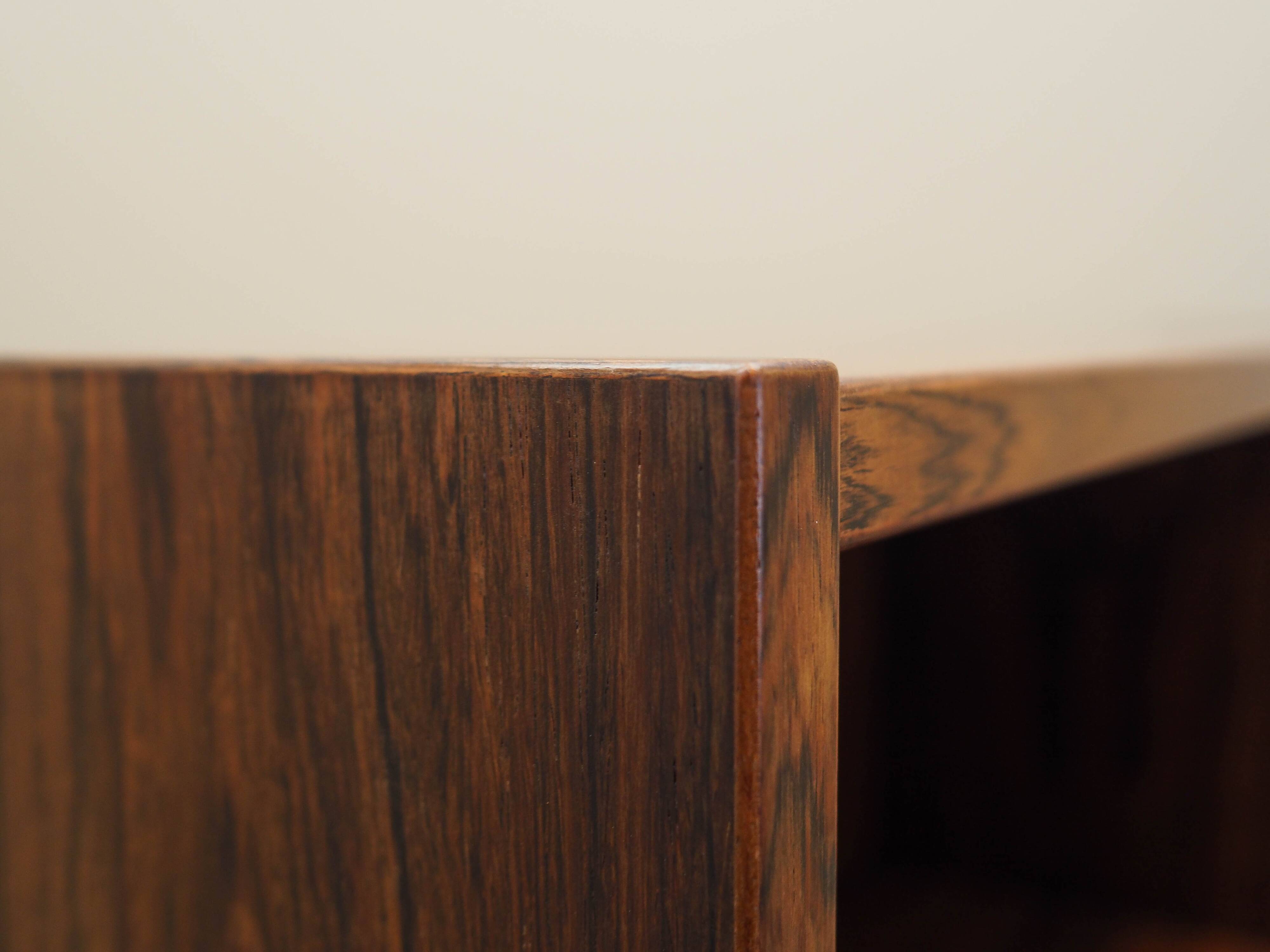Rosewood bookcase, Danish design, 1970s, manufacturer: Hundevad