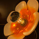 Pair of Flowers wall lights 1970